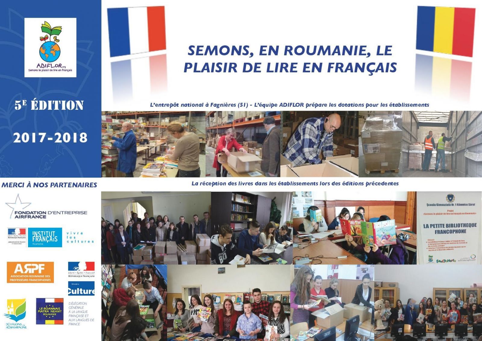 Proiectul ADIFLOR incurajează interesul tinerilor români de a citi în limba franceză