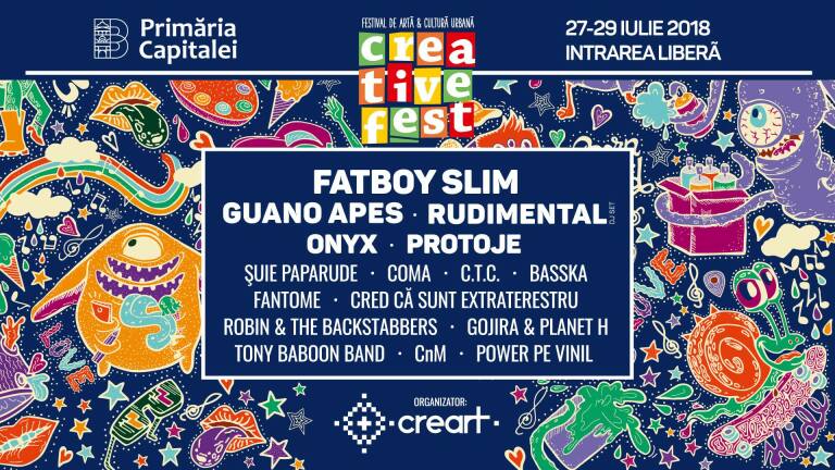 Creative Fest: cel mai mare festival de artă și cultură urbană din România