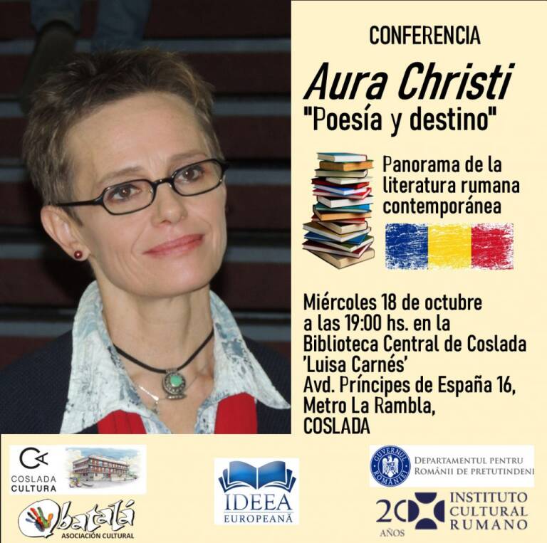 Turneu literar al scriitoarei Aura Christi în Spania