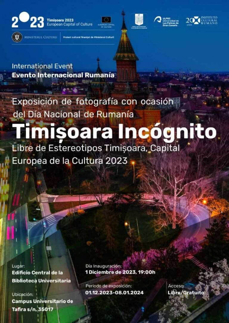 Expoziție de fotografie „Timișoara Incognito - Liber de stereotipuri” în Las Palmas