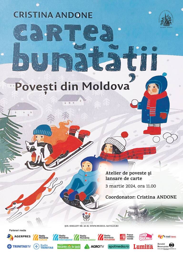 Cartea Bunătății. Povești din Moldova – atelier de poveste și lansare de carte