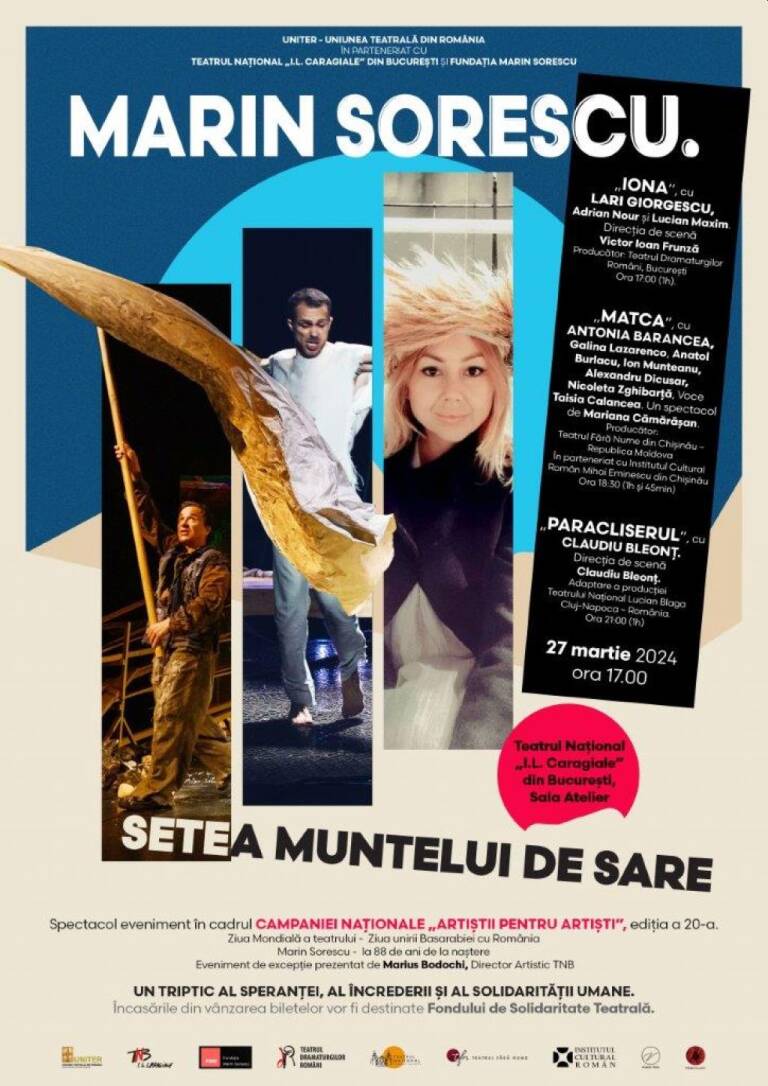 Ziua Mondială a Teatrului, sărbătorită de Institutul Cultural Român